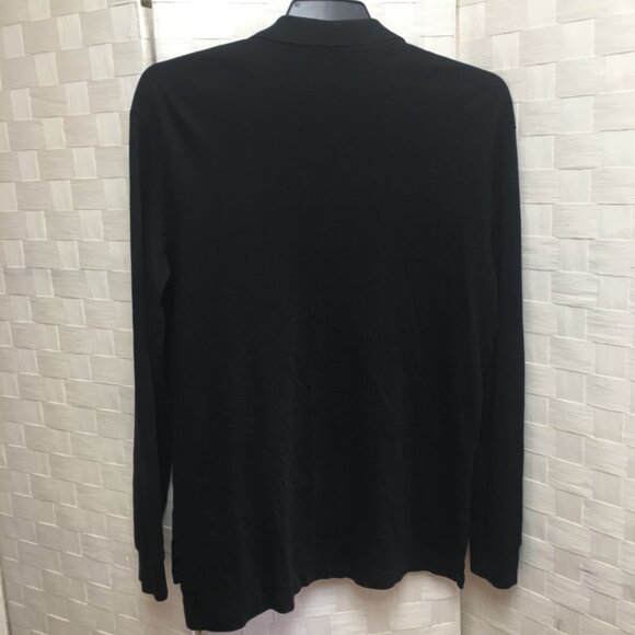 Polo Ralph Lauren black red pony long sleeve polo Large - Picture 8 of 10